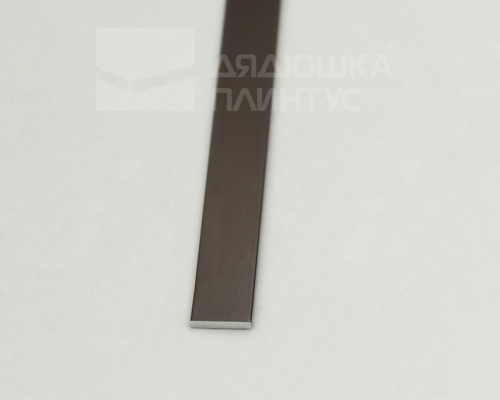 Полоса алюминиевая 10х1,5 мм бронза/глянец 2,7 м