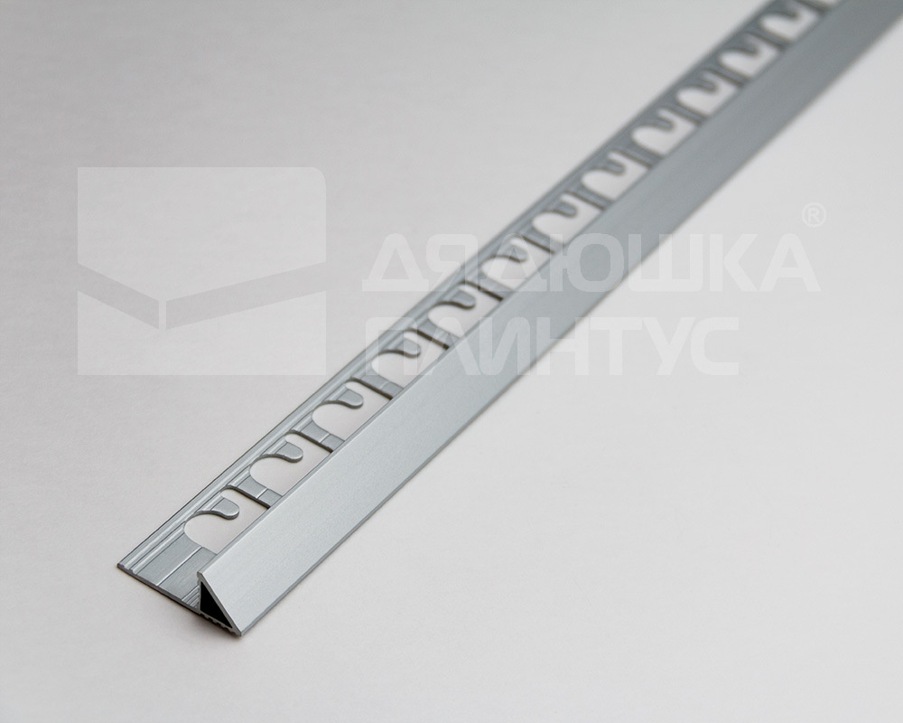 Алюминиевый Треугольный Профиль 10 мм Анодированное Серебро Progress PJTRAA 10