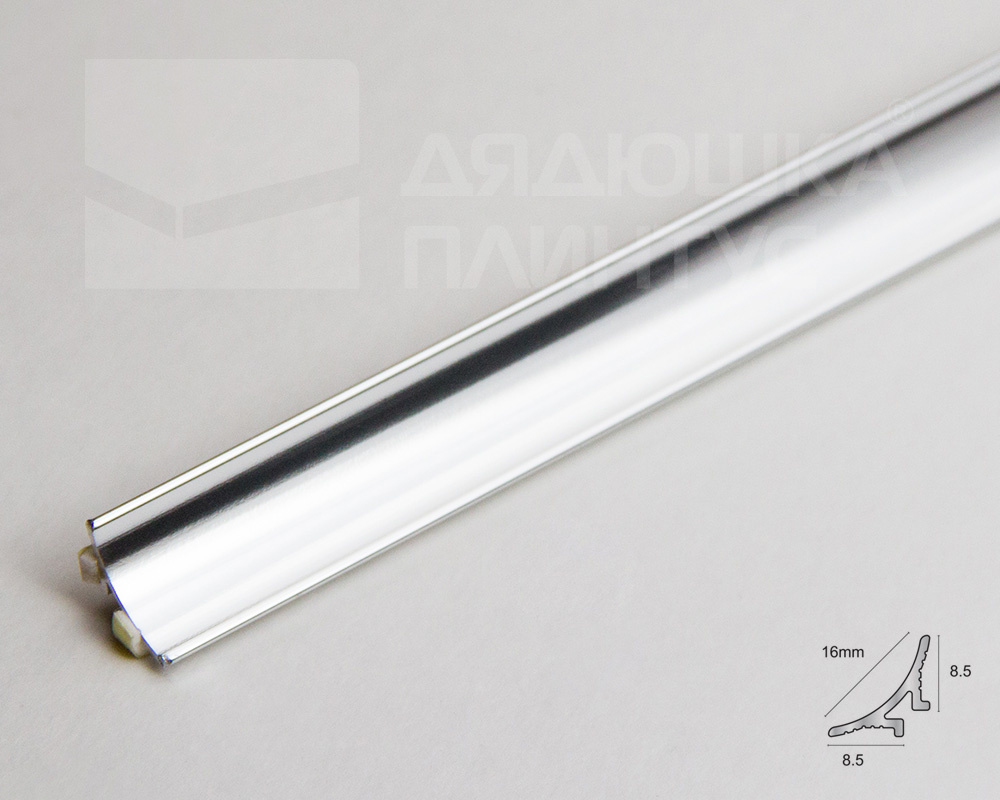 Профиль угловой Genesis EWA 150.91 15 х 15 х 2500 мм глянец серебро